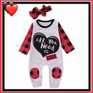 ALL YOU NEED IS LOVE Coverall 0-18m
